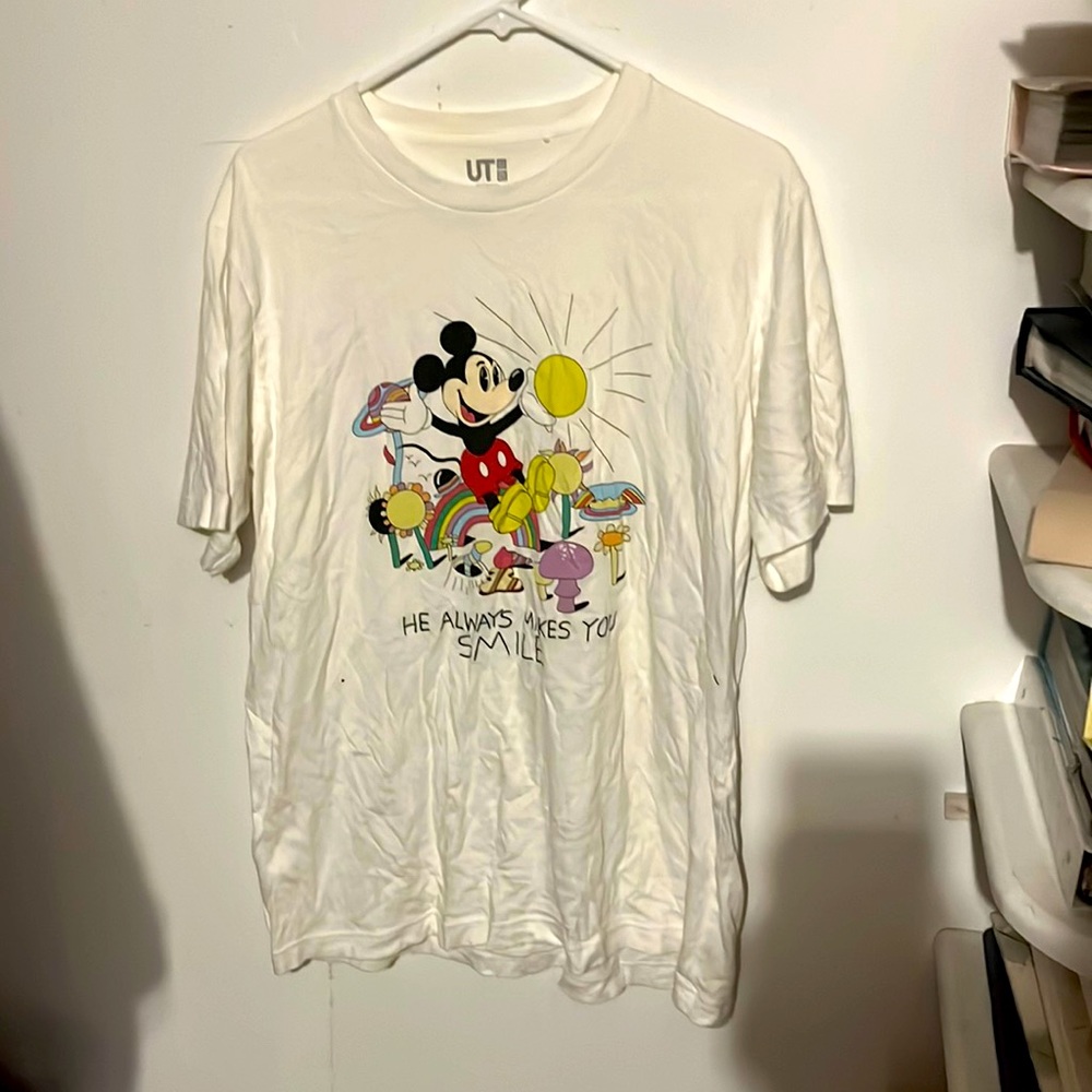 Disney Mickey “He always makes you smile” tee shirt
